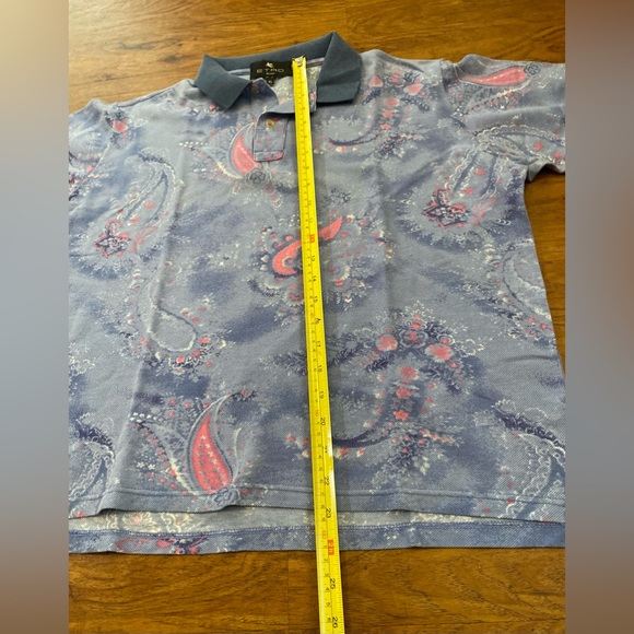 Vintage 90’s ETRO milano Paisley Polo Women’s Designer Italy RARE - Picture 6 of 6